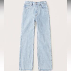 Abercrombie High Rise 90s Relaxed Jean in Light, Size 30R